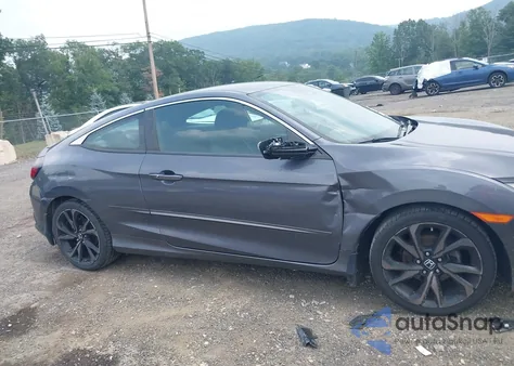 2019 Honda Civic Sport z USA, uszkodzony, nr VIN 2HGFC4A85KH302350